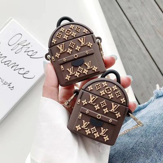 Vỏ kiểu cổ điển để đựng hộp tai nghe nhét tai airpods 1/2 pro bluetooth tiện dụng