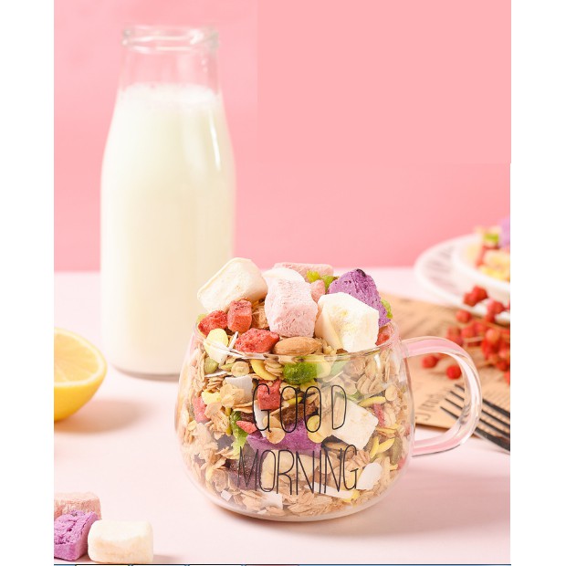 [GÓI HỒNG] Ngũ Cốc Sữa Chua Hoa Quả Trái Cây Sấy Khô Oatmeal Yến Mạch Meizhoushike 400G - Ngũ Cốc Ăn Kiêng Giảm Cân Kivo | BigBuy360 - bigbuy360.vn