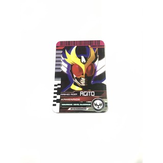 Thẻ bài sưu tầm card in kamen rider Decade đọc được 2 mặt trong Driver Kamen Rider Agito