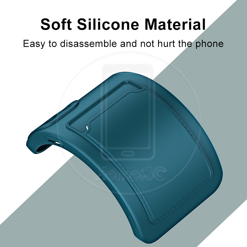 Ốp Điện Thoại TPU Góc Vuông Mềm Có Ngăn Đựng Thẻ Cho Oppo Reno 7 7Z Reno7 Reno7Z 5G