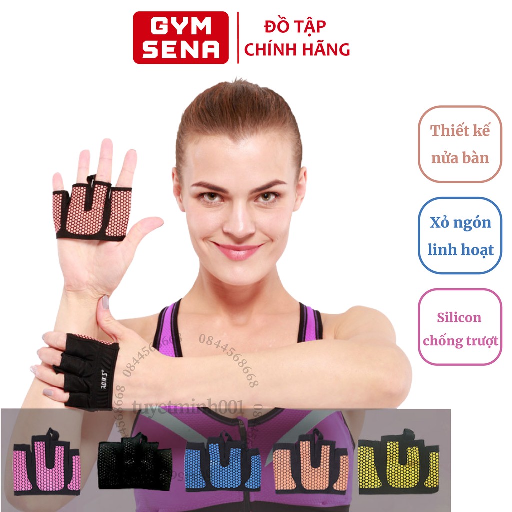 Găng tay nửa bàn Aolikes, Găng Tay Tập GYM 4 Ngón