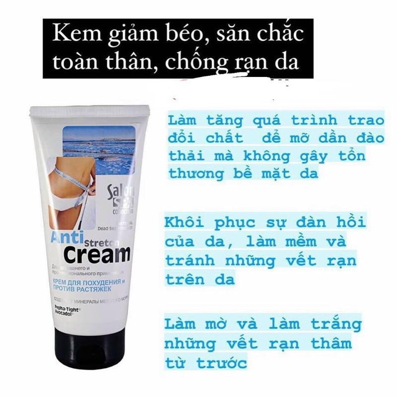 Kem giảm béo - chống rạn da Anti cream