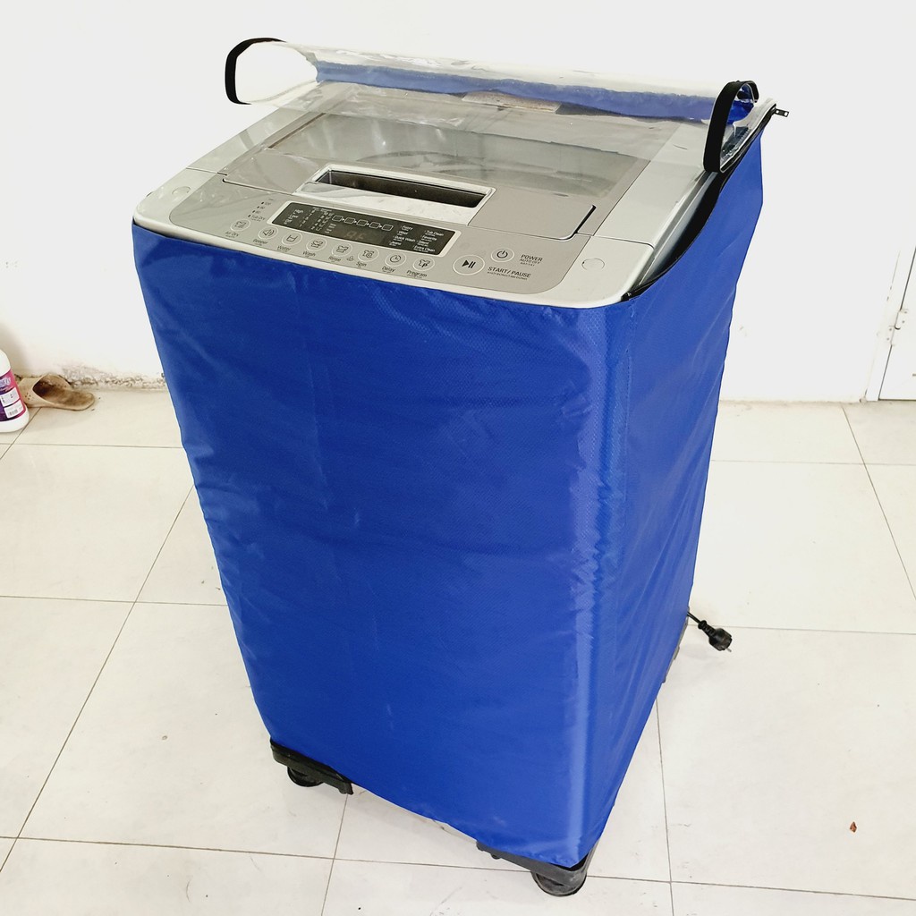 Áo Trùm, Vỏ Bọc Máy Giặt Cửa Đứng/ Cửa Trên Vải Dù Siêu Bền Chống Nắng, Chống Mưa