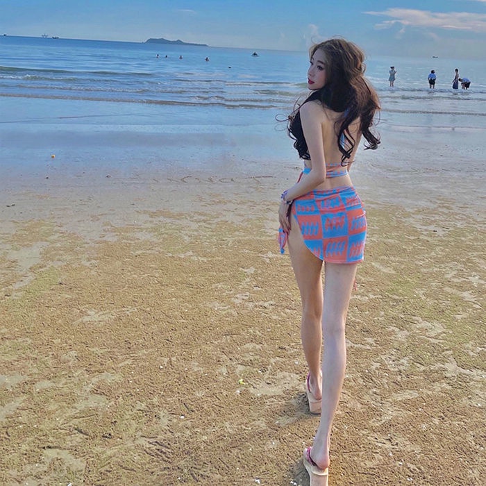 bikini đi biển 3 mảnh đồ bơi cho phụ nữ