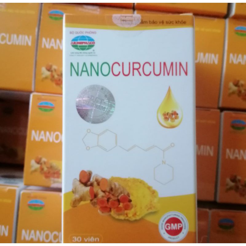 Nano Curcumin Armephaco Bộ quốc phòng giảm viêm loét dạ dày tá tràng