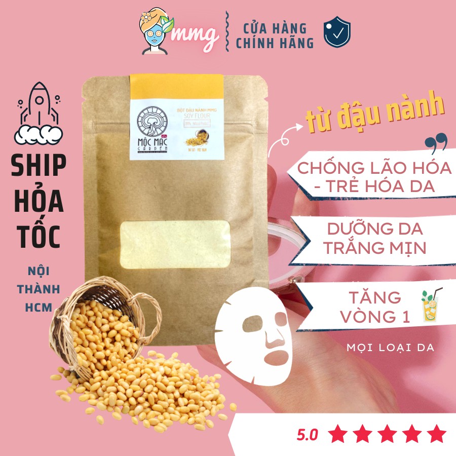 (100gr) Bột Đậu Nành Collagen MMG Handmade dạng túi giấy