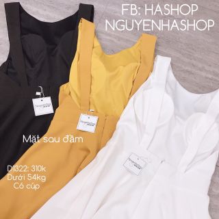 Đầm maxi hở lưng có mút ngực hàng cao cấp