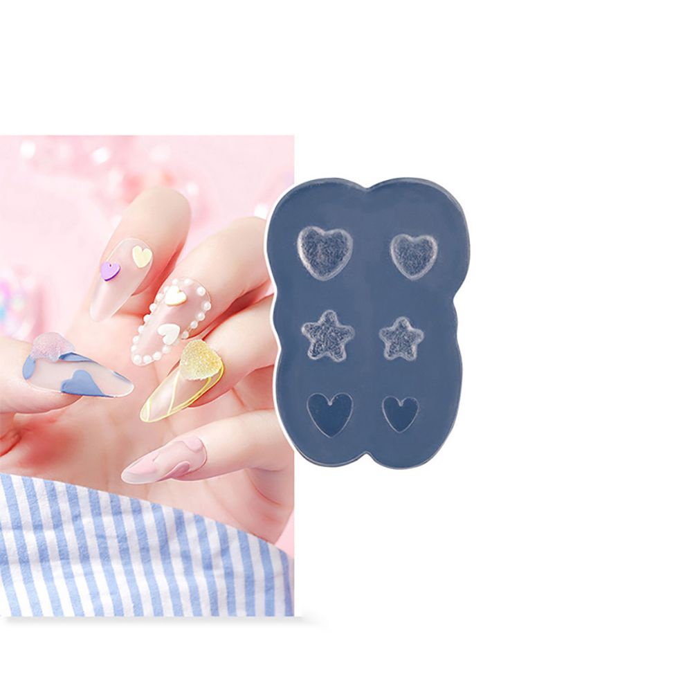 [Hàng mới về] Khuôn silicone tạo hình phụ kiện trang trí móng tay nhiều hình dạng