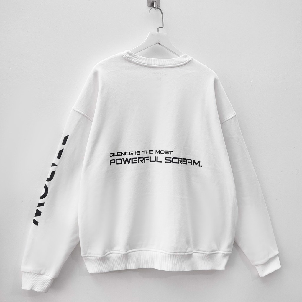 Áo Sweater Fearow Powerful White - FW301 W