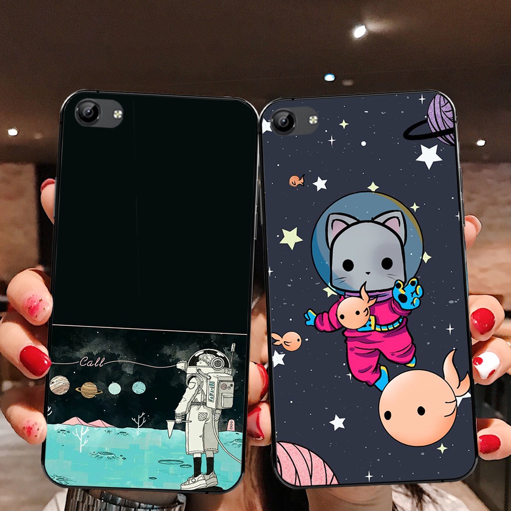Ốp lưng Vivo Y55 - Vivo Y67/V5 - Vivo Y71 - Vivo Y81/Y83 - Vivo Y53 mẫu  vũ trụ cute đáng yêu, ốp phi hành gia