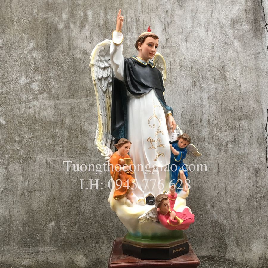Tượng Thánh Vinh Sơn 1m
