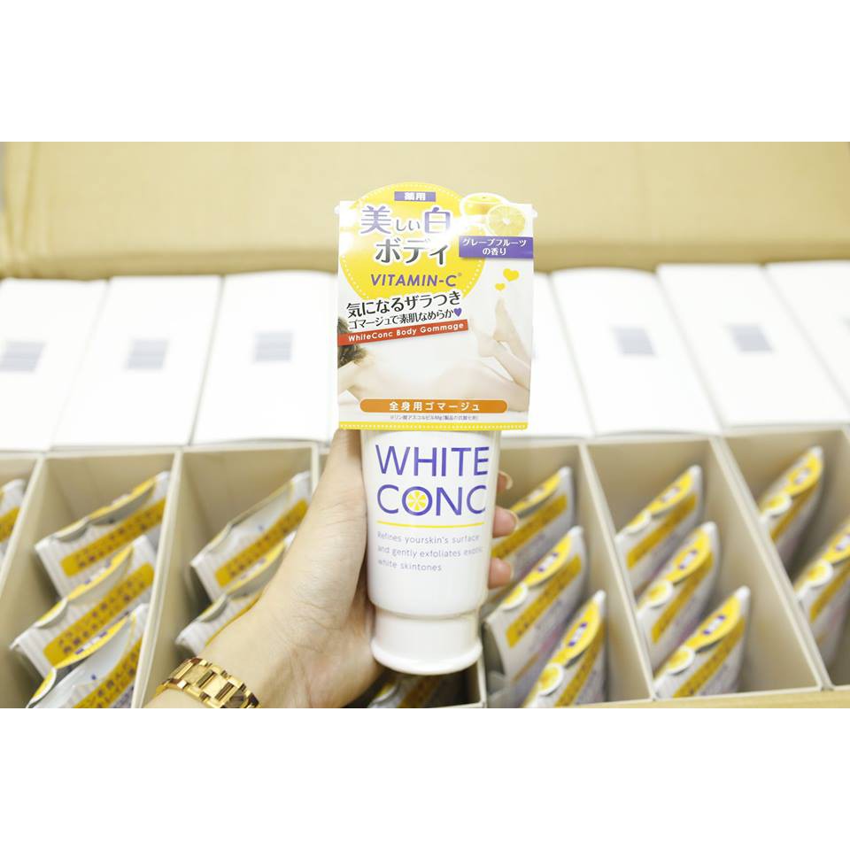 Tẩy tế bào chết dưỡng trắng White Conc Vitamin C 150ml