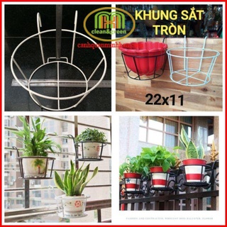 Giỏ sắt treo hoa ban công - hàng đẹp màu đen và màu trắng cực cute Tạo Không Gian Xanh Cho Ban Công