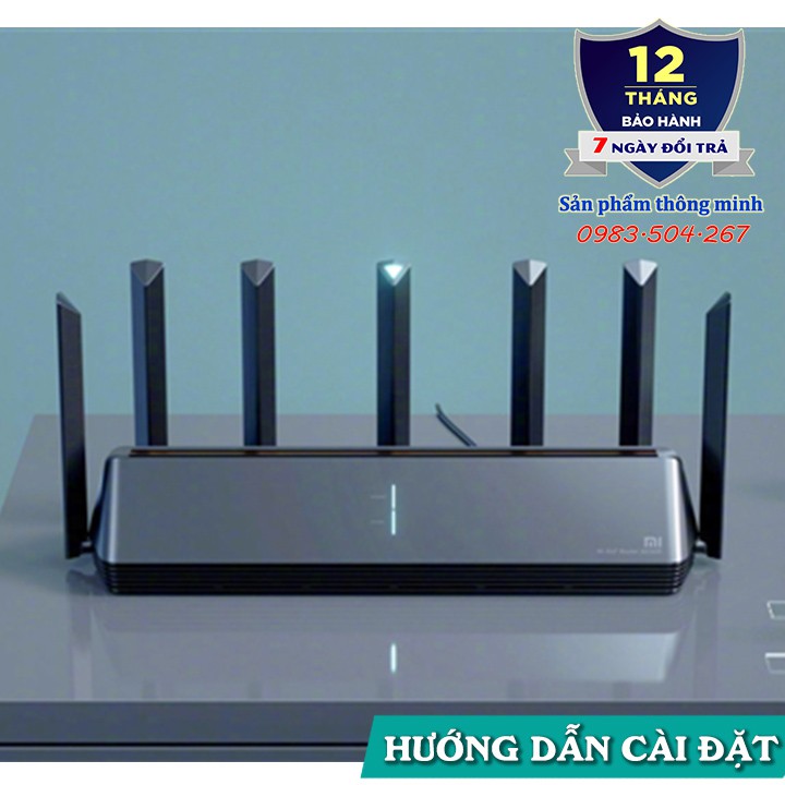 Bộ Router Wifi Xiaomi AX3600 AIoT hỗ trợ - Wifi 6 - Mesh - 248 thiết bị