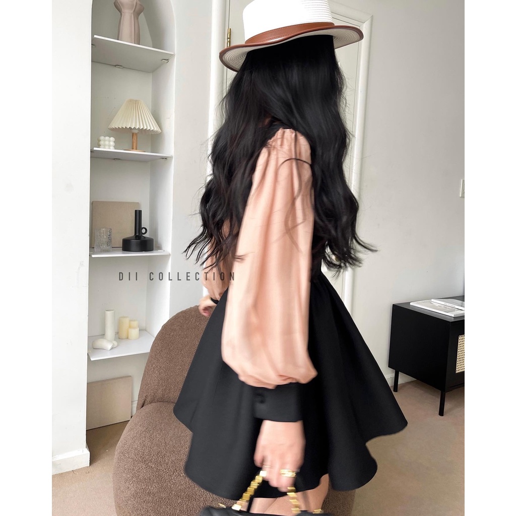 DII COLLECTION - Đầm thiết kế dáng corset cao cấp phối tay voan