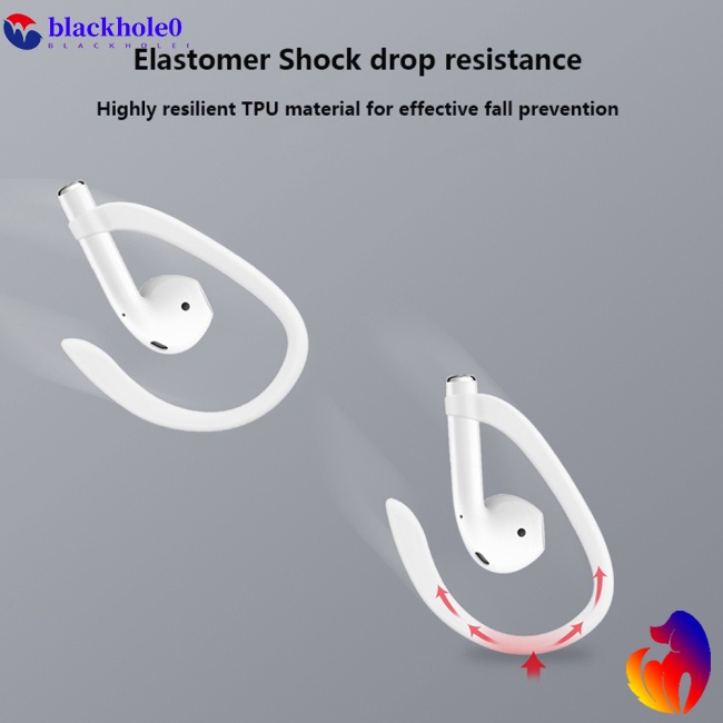 1 Cặp Móc Bảo Vệ Tai Nghe Bằng Silicon Chống Thất Lạc Cho Airpods Apple Không Dây