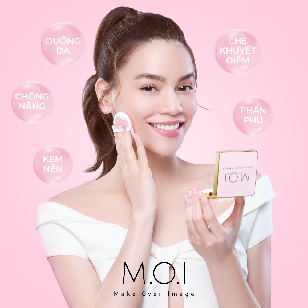 [1 TẶNG 1] Phấn nước M.O.I Cosmetics 5M Baby Skin Cushion màu 50 với 5 tác động 90g