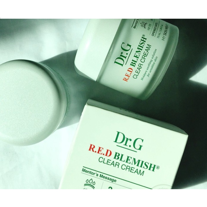 KEM DƯỠNG Dr.G Red Blemish Clear Cream 70ml