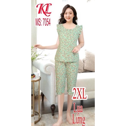 Đồ bộ nữ tay cánh tiên 💞FREESHIP💞 quần lửng vải lụa mềm, mịn, mặc mát hợp thời trang.