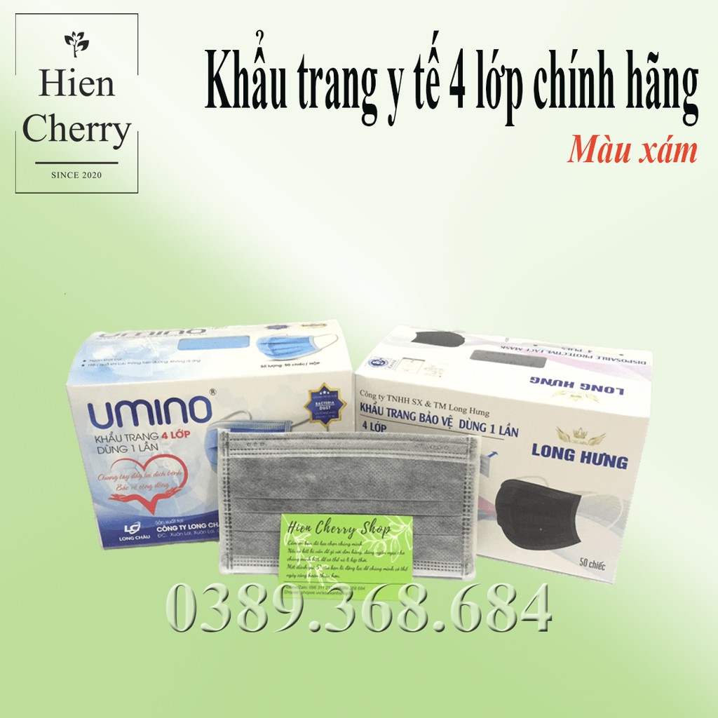 [COMBO 10 HỘP] Khẩu Trang Y Tế 4 Lớp Chính hãng - Hộp 50 cái có logo, đầy đủ giấy tờ, ISO 13485 | BigBuy360 - bigbuy360.vn