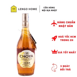 Nước mơ choya the single year nhật bản 720ml - ko trái