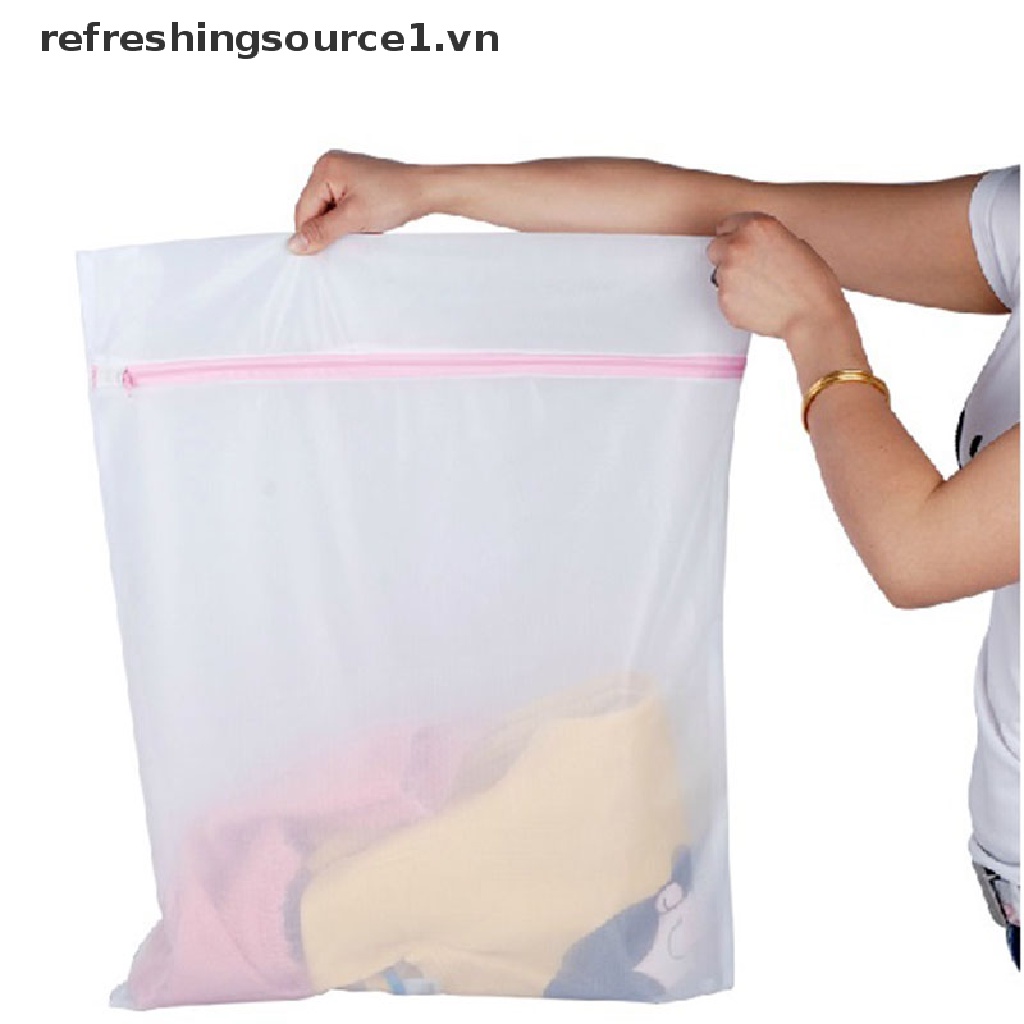 Túi lưới đựng quần áo/đồ lót/tất khi giặt máy có 3 kích thước tiện dụng