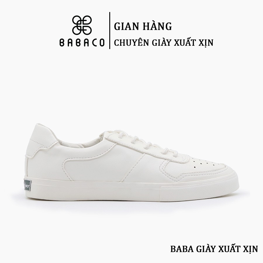 Giày Sneaker Nữ bAimée &amp; bAmor Thể Thao Màu Trắng Kem Cổ Thấp Đế Bằng Cao 2P Hàn Quốc Cao Cấp Đẹp Chính Hãng MS1408