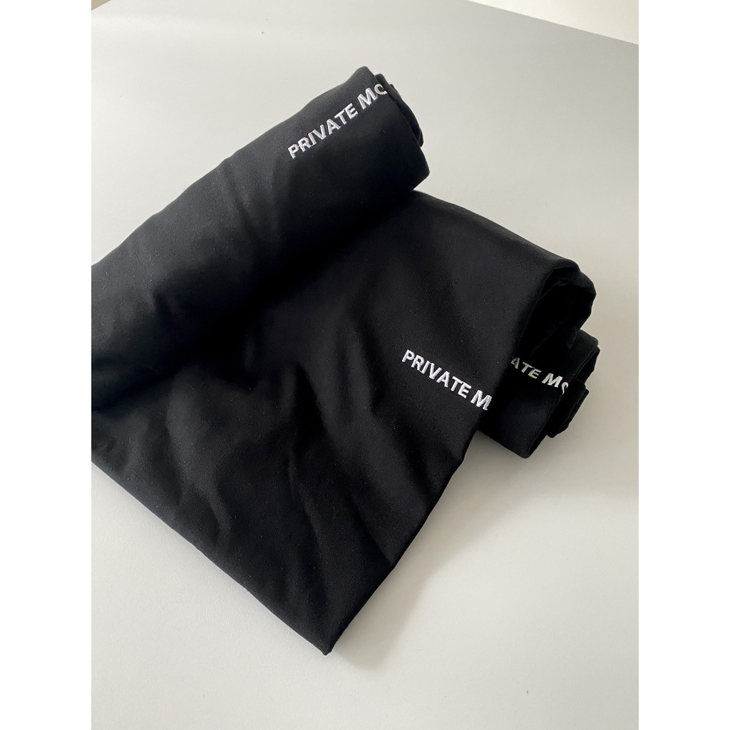 Áo thun PRIVATE MOOD® small logo basic T-shirt black/white | BigBuy360 - bigbuy360.vn
