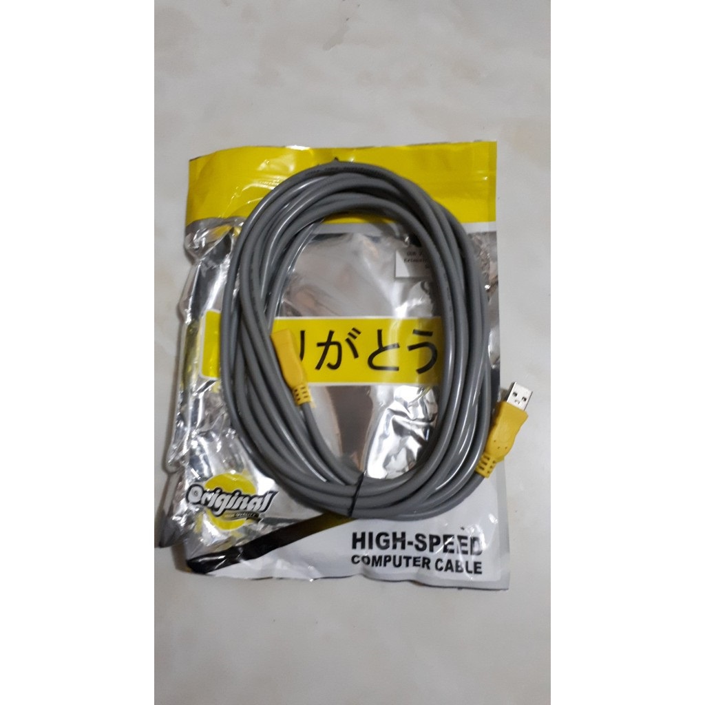 Dây nối dài USB 1.5M 3M 5M 10M chống nhiễu loại tốt giao ngẫu nhiên màu xanh hoặc xám APELE