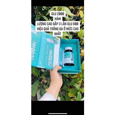 viên uống trắng da 2000mg chính hãng