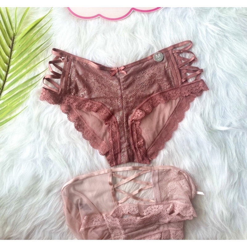 ♥️ Shop Uy Tín ♥️Quần Lót Vicky Ren Đan Dây 2 Bên Hàng Shop Xịn