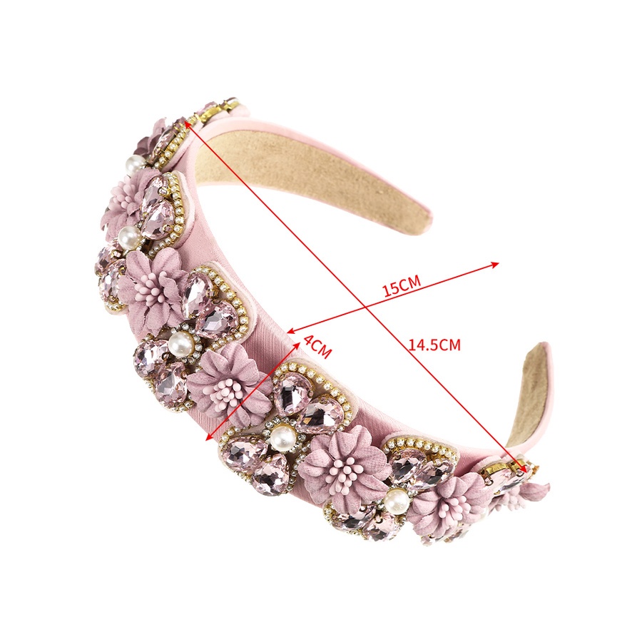 Băng Đô Cài Tóc Hình Hoa Đính Ngọc Trai Nhân Tạo Thời Trang