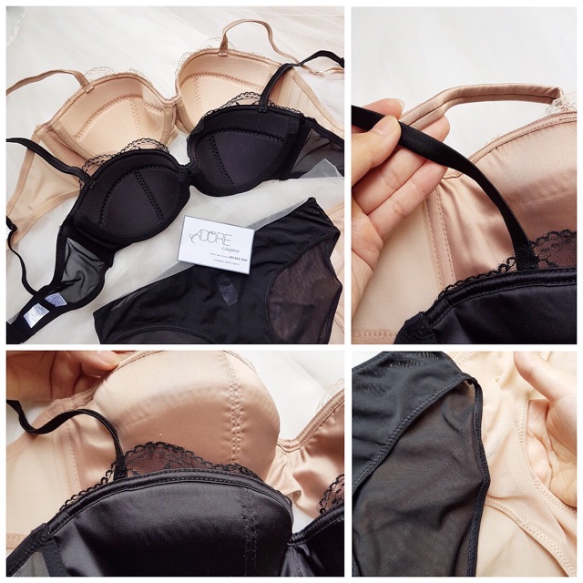 [ẢNH THẬT] BỘ ĐỒ LÓT NỮ MỎNG CÓ GỌNG K MÚT ĐỆM MÃ w268 | BigBuy360 - bigbuy360.vn