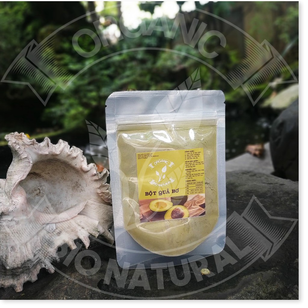 [HAMI NATURAL] Bột đắp mặt nạ Bột Quả Bơ HANDEMADE