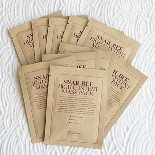 REVIEW PHẢI NÓI LÀ SIÊU CHẤT !   MẶT NẠ SNAIL BEE CONTENT MASK PACK
