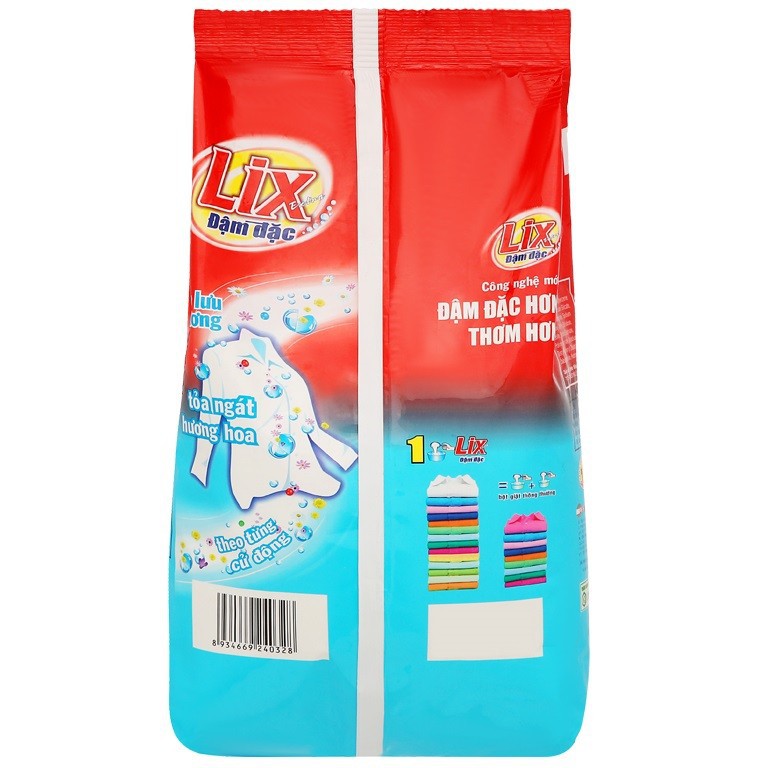 Bột Giặt LIX Extra Đậm Đặc 4.5Kg ED016 - Tẩy Sạch Vết Bẩn Mạnh Gấp 2 Lần