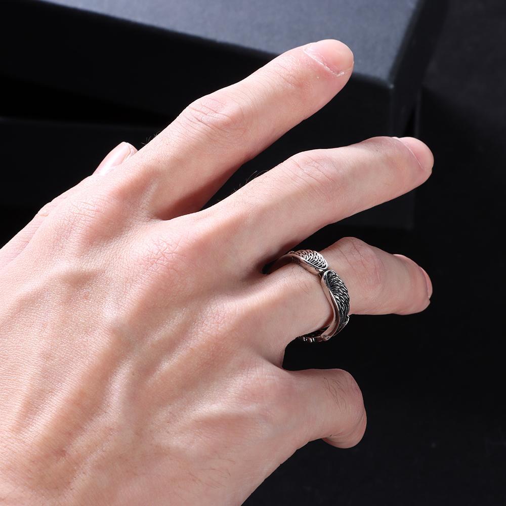 Nhẫn Hình Cánh Thiên Thần Thời Trang Dành Cho Nam Và Nữ