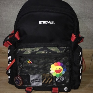 Balo 5theway camo đen đỏ