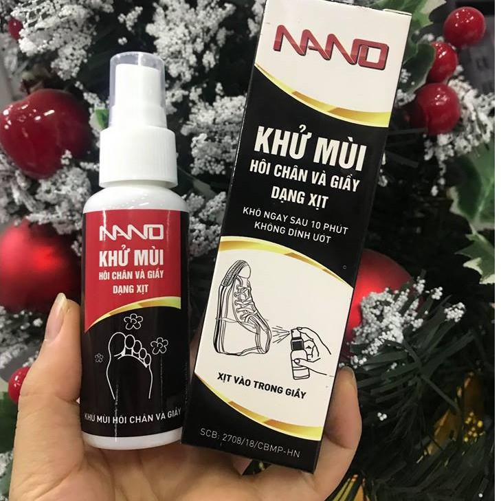 XỊT KHỬ MÙI HÔI CHÂN NANO