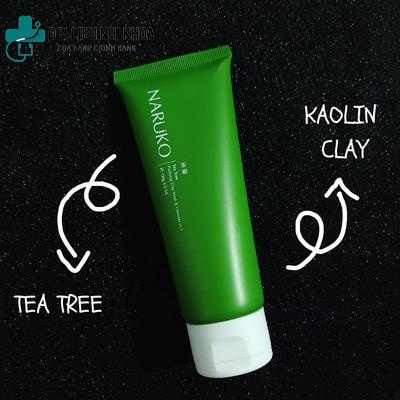 Dr.lieu-Sữa rửa mặt Naruko Tea Tree Purifying Clay Mask and Cleanser 120 gr