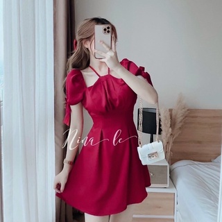 ĐẦM CỔ YẾM  TAY PHỒNG NƠ