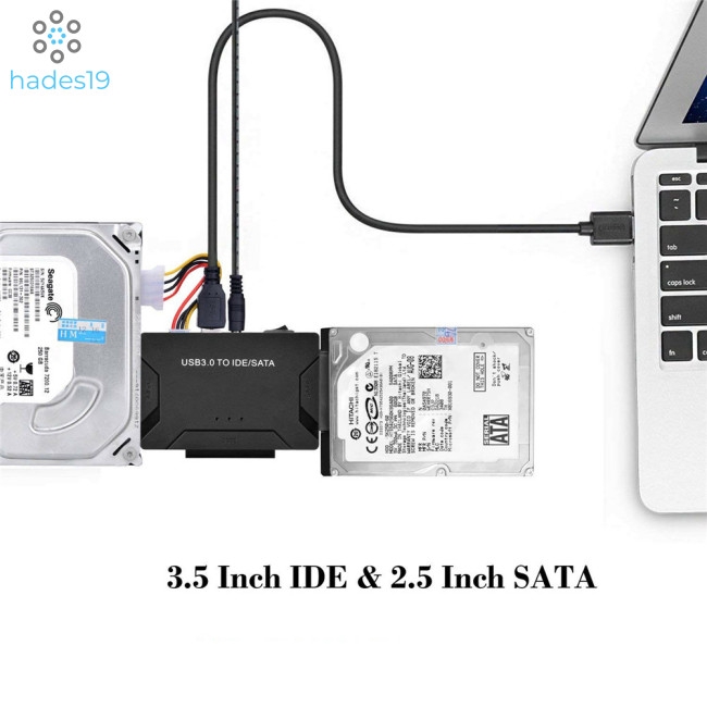 Universal USB 3.0 to IDE/SATA Converter with Power Switch Hard Disk Multifunctional Adapter