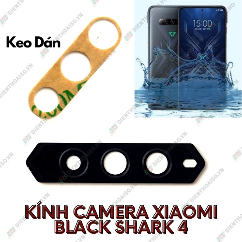 Mặt kính camera xiaomi black shark 4 có sẵn keo