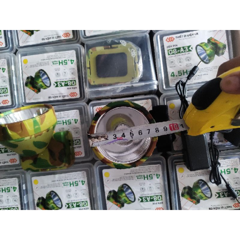 Đèn pin đội đầu A3 choá 80mm siêu sáng