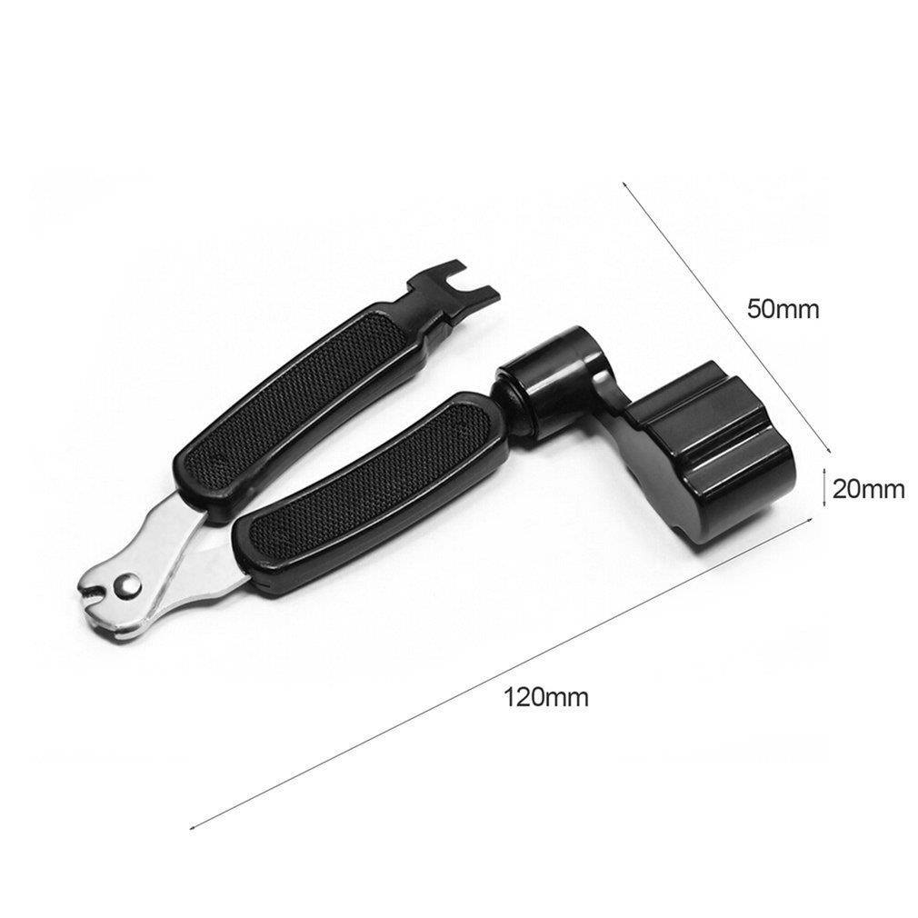 Three-in-one Guitar Pin Winding String Clamp Remover String Cutter Guitar Tuning Tool Accessories