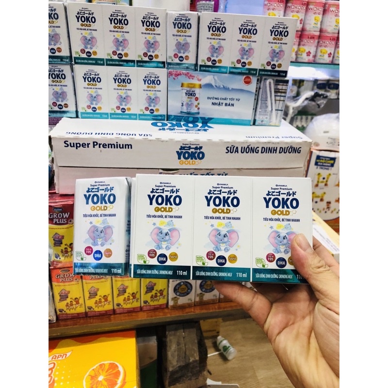 VINAMILK YOKO GOLD - Dưỡng chất tốt từ Nhật Bản - Thùng 24Hộp