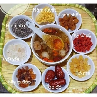 Set nấu chè dưỡng nhan ❤freeship❤ set nấu chè dưỡng nhan 12 vị gói 400gr