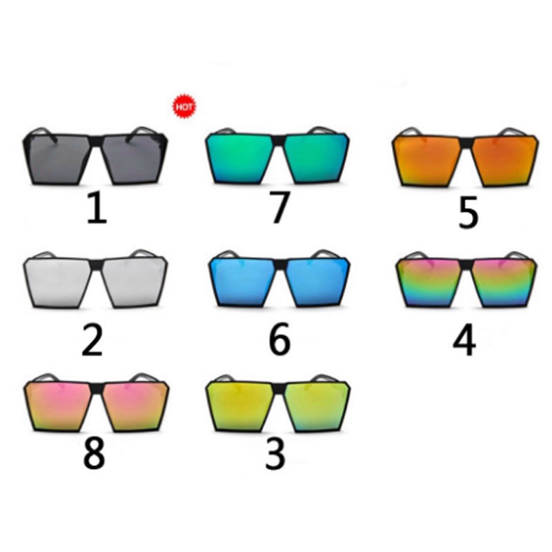 Kím mát gọng hình vuông cỡ lớn phong cách phương Tây cho nam nữ