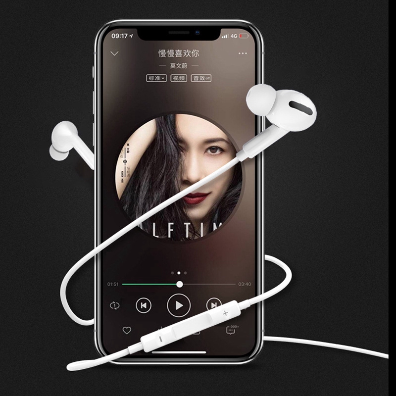 3.5mm In-Ear Headphones With Microphone For iPhone Se 2020 Huawei Xiaomi