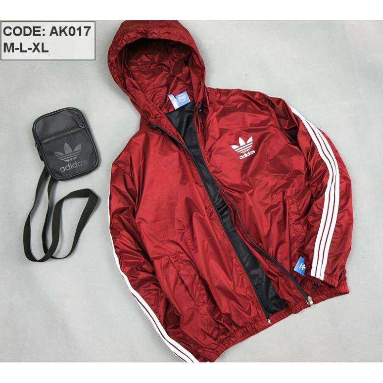 Áo khoác Adidas siêu thời trang, dù hai lớp mềm mịn, lót lưới, chống nắng, chống nước, đa dạng màu sắc [ nữ mặc được ]